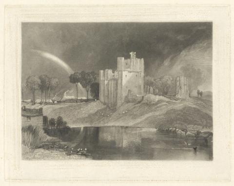 William Say Brougham Castle, near the Junction of the Rivers Eamont and Lowther