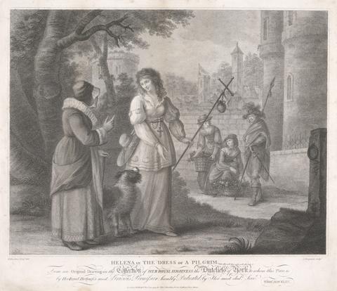 John Chapman Helena in the Dress of a Pilgrim - "All's Well That Eends Well," Act III, Scene V