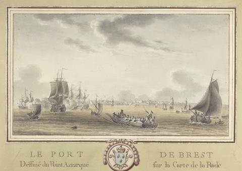 unknown artist Le Port de Brest: Dessiné du Point, A, Marqué sur La Carte De La Rade