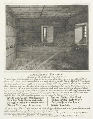 unknown artist Lollard's Prison