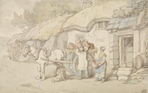 Thomas Rowlandson A Potter Going Out