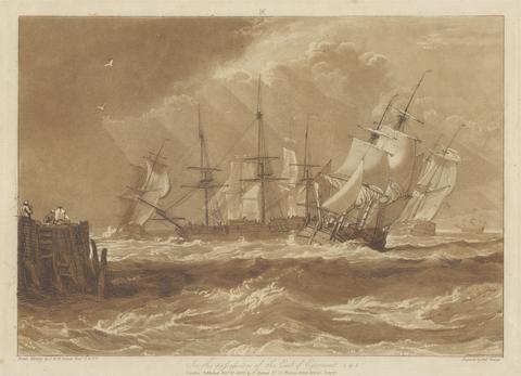 Joseph Mallord William Turner Ships in a Breeze