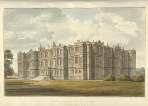 John Buckler FSA South East View of Longleat House, Wiltshire, the Seat of the Marquis of Bath