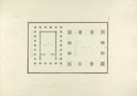 Giovanni Battista Borra Plan of a Temple at Mylasa and of Another Three Hours from Thence on the Road to Mandaleus