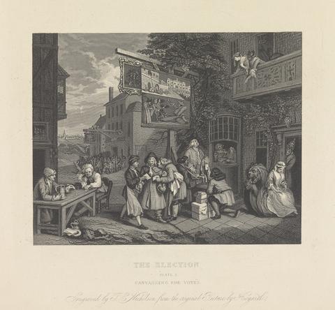 T. E. Nicholson The Election. Plate 2. Canvassing for Votes.