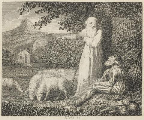 William Blake The Shepherd and the Philosopher