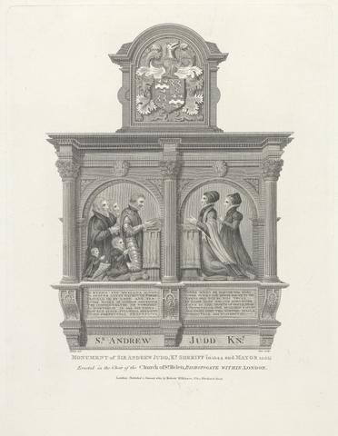 James Stow Monument of Sir Andrew Judd in the Choir of St. Helen, Bishopsgate