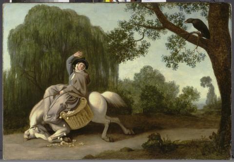 George Stubbs The Farmer's Wife and the Raven