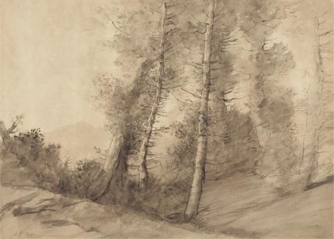 Alphonse Legros In the Skirts of the Forest