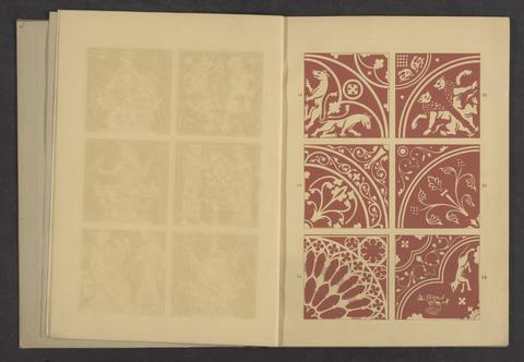 Jones, Owen, 1809-1874. Examples of encaustic tiles, drawn on stone,