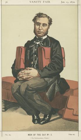 unknown artist Politicians - Vanity Fair. 'The Parliamentary Empire'. M. Emile Ollivier. 15 January 1870