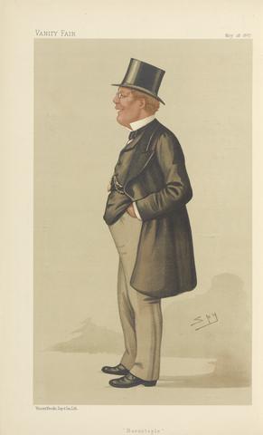 Leslie Matthew 'Spy' Ward Politicians - Vanity Fair. 'Barnstaple'. Mr. George Pitt- Lewis. 28 May 1887