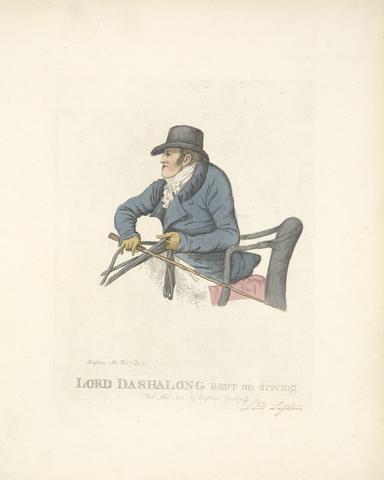 Robert Dighton Lord Dashalong Bent on Driving