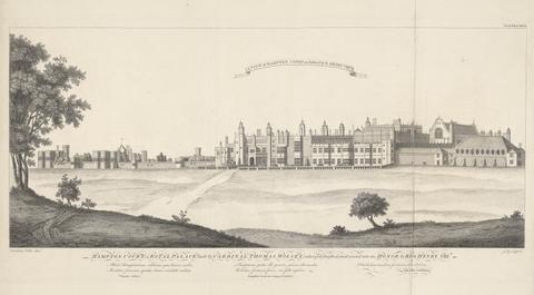 John Pye A View of Hampton Court as finished by K. Henry VIII, Outer Western Suburb