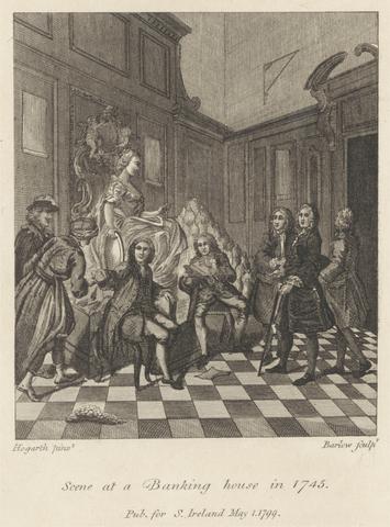 J. Barlow Scene at a Banking House in 1745