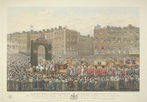 Robert Havell George IV's Public Entry into the City of Dublin on August 17th 1821