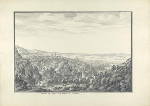 Giovanni Battista Borra View of Tivoli in the Direction of the North Wind