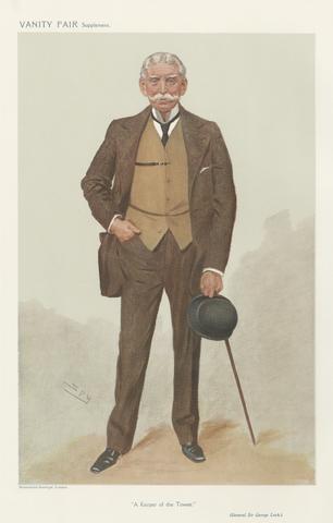 Leslie Matthew 'Spy' Ward Vanity Fair: Military and Navy; 'A Keeper of the Tower', Lieutenant-General Sir George Luck, December 4, 1907