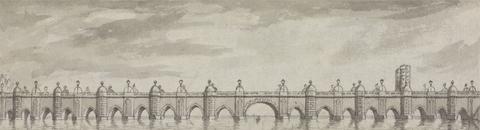 Samuel Wale London Bridge