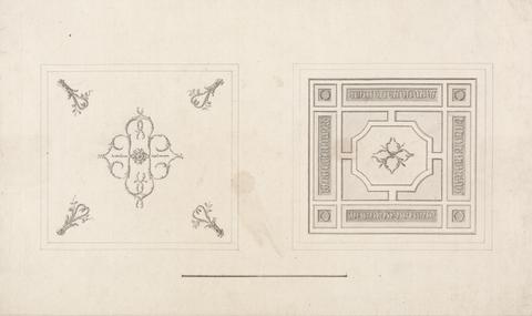 unknown artist Design for a Ceiling