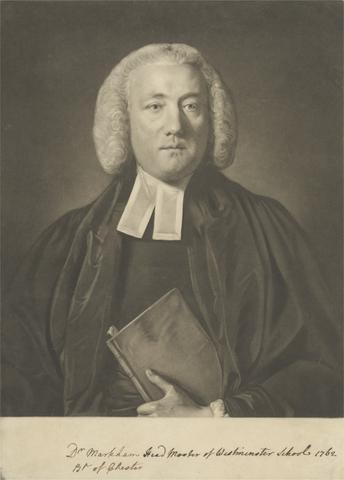 Edward Fisher Dr. William Markham, Head Master of Westminster School, Bishop of Chester