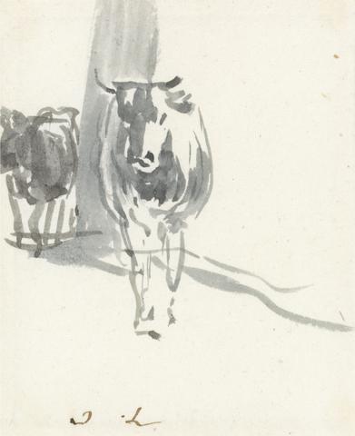 John Linnell Two Cows