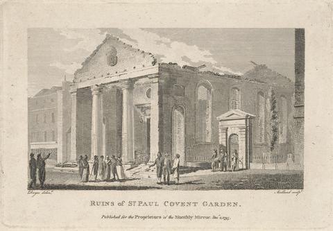 Thomas Medland Ruins of St. Paul Covent Garden