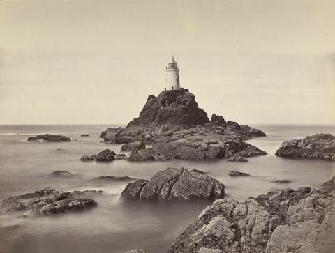 William May Long Ships Lighthouse off the Land’s End, Cornwall