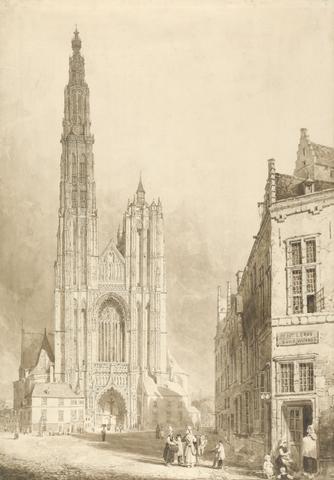 Thomas Sidney Cooper View of Antwerp Cathedral