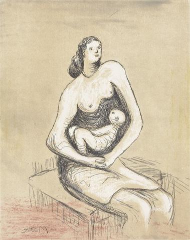 Henry Moore Mother and Child III