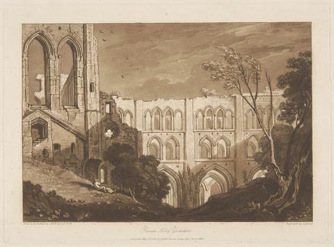 Joseph Mallord William Turner Rivaux Abbey, Yorkshire
