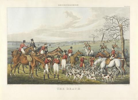 Theodore Henry Adolphus Fielding Fox Hunting: Leicestershire - The Death