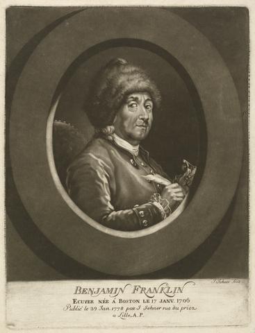 Isaac Jehner Portrait of Benjamin Franklin