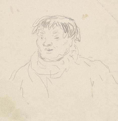 Caricature Sketch of a Man