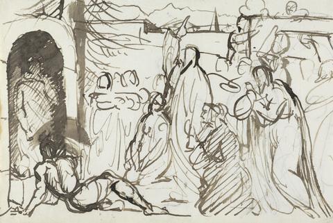 Benjamin Robert Haydon Study of the Resurrection of Lazarus