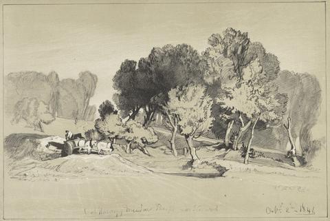 Miles Edmund Cotman Col. Harvey's Meadow Thorpe and Norwich Oct. 2nd 1841