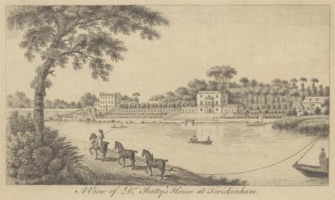 unknown artist A View of Dr. Batty's House at Twickenham