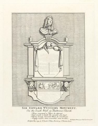 unknown artist Sir Edward Wynter's Monument in Battersea Church