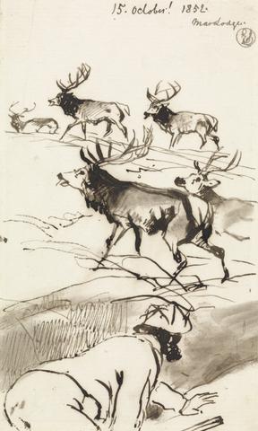 Sir Edwin Henry Landseer The Deer-Stalker, Oct. 15, 1852