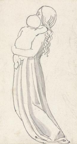 John Flaxman Woman Carrying a Child in Her Arms