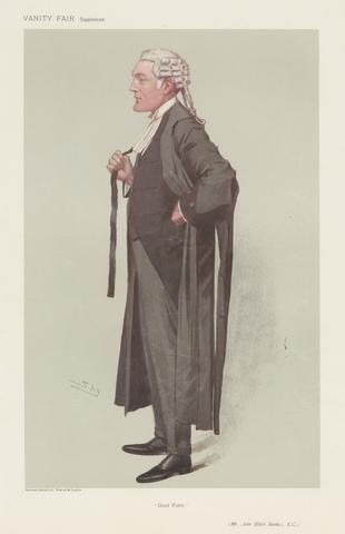 Leslie Matthew 'Spy' Ward Vanity Fair: Legal; 'Good Form', John Eldon Bankes, March 29, 1906
