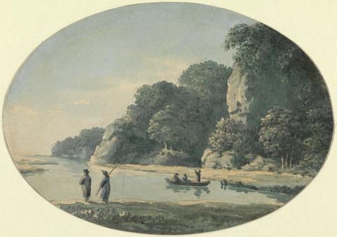 John Glover River with Fishermen
