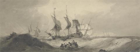 Samuel Owen Shipping on a Stormy Day