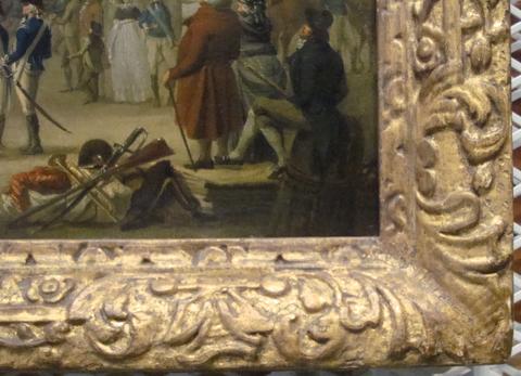 unknown framemaker Dutch, or British (?) Louis XIV style frame