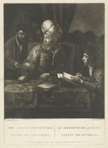 M. A. Picot The Lord of the Vineyard Paying His Labourers