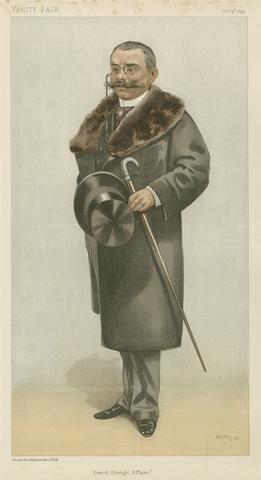 Jean Baptiste Guth Politicians - Vanity Fair - 'French Foreign Affairs'. M. Theophile Delcasse. February 9, 1899