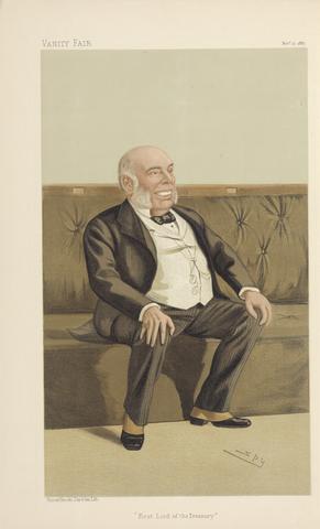 Leslie Matthew 'Spy' Ward Politicians - Vanity Fair. 'First Lord of the Treasury'. The Rt. Hon. William Henry Smith. 12 November 1887