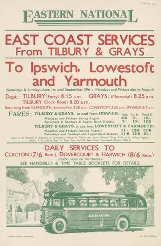 unknown artist To Ipswich, Lowestoft and Yarmouth