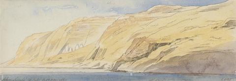 Edward Lear Abu Simbel, 1:10 pm, 9 February 1867 (385)