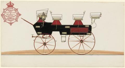 unknown artist Carriage Design: An Open Carriage, Hooper and Company, Coachbuilders